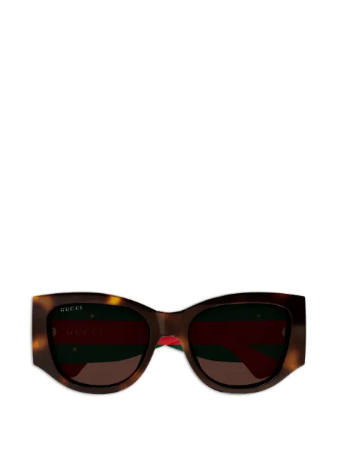 Gucci Eyewear Web Stripe sunglasses Brown GG2115S