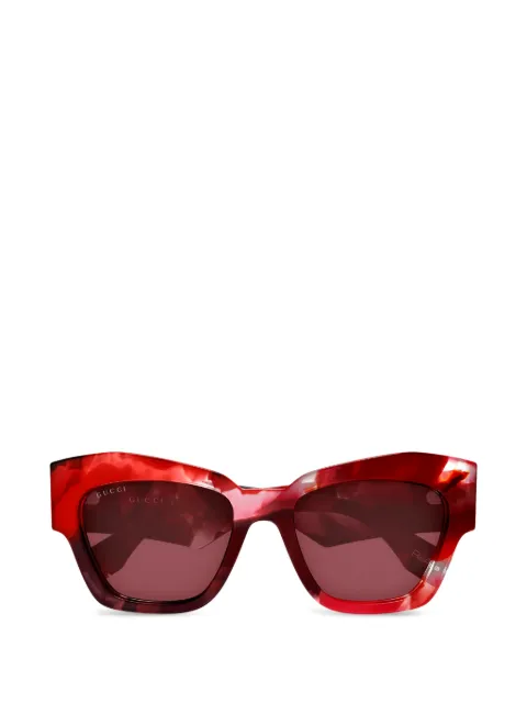 Gucci Eyewear logo-detail sunglasses Red GG2150S