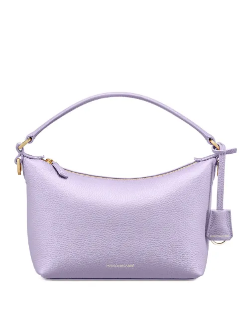MAISON de SABRÉ small leather trapezoid bag Purple TRHO