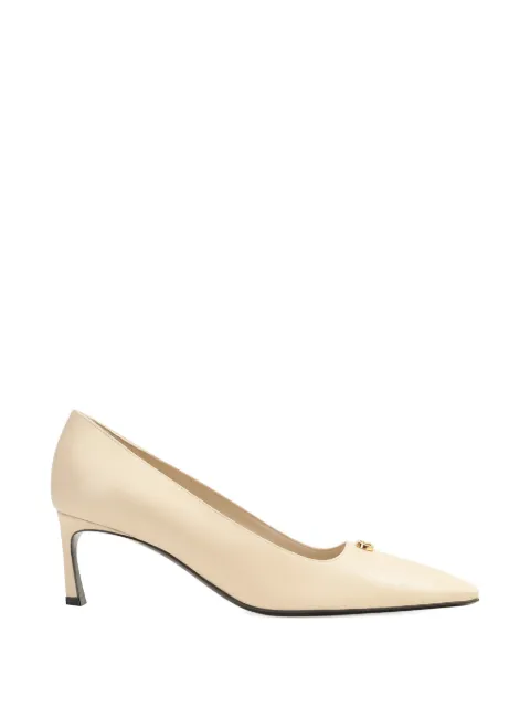 Sergio Rossi Surge logo-plaque pumps Neutrals B13290MCPT04110