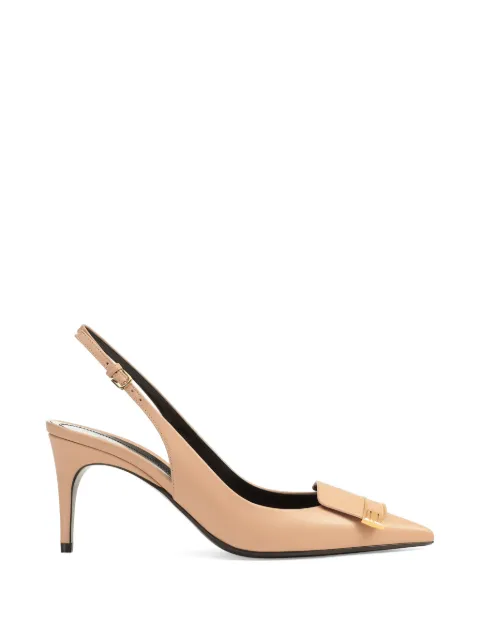 Sergio Rossi buckle sling-back pumps Neutrals B14501MMVN14110