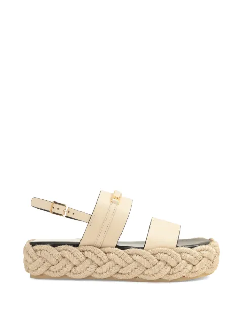 Sergio Rossi Bitt patform sandals Neutrals B14410MMVN13410