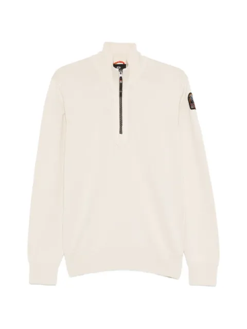 Parajumpers zip mock-neck sweater Neutrals 26SPMPMKNKC05