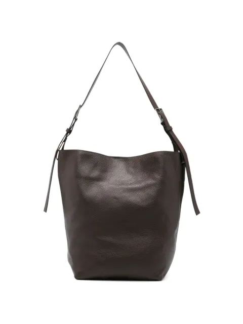 P.A.R.O.S.H. buckle leather tote bag Brown D050259ANNIEBAG26