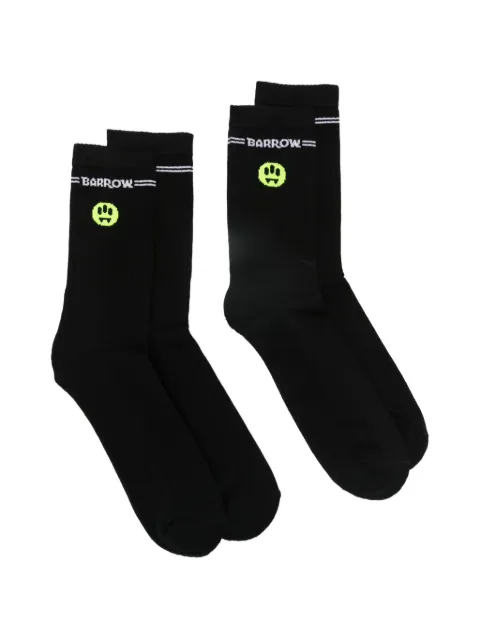 BARROW smiley socks Black S6BWUASO106