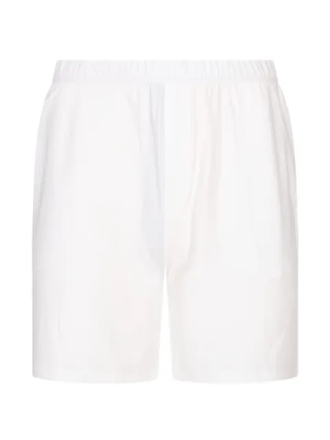 Kiton elasticated-waistband pajama shorts White UNWT008K0727H