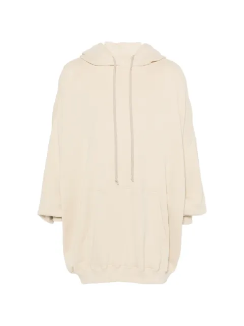 Rick Owens pouch-pocket oversized hoodie Neutrals RU01F2288JNT