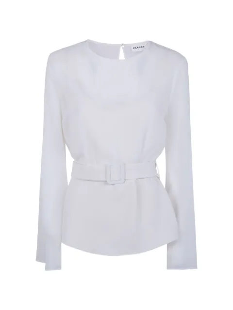 P.A.R.O.S.H. belted blouse White D313334PANTY26