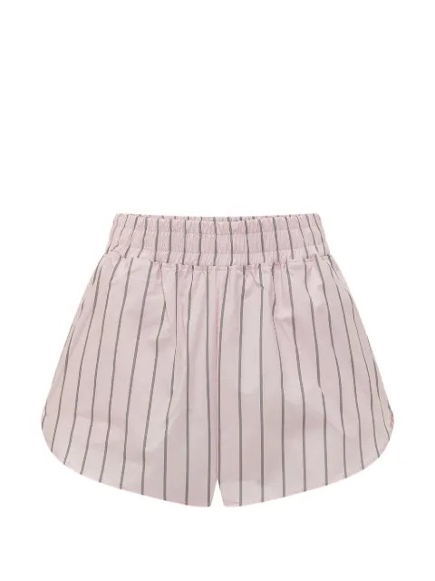 A Paper Kid striped shorts Pink S6PKWOSH150