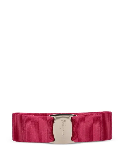 Ferragamo bow hair clip Red 791458
