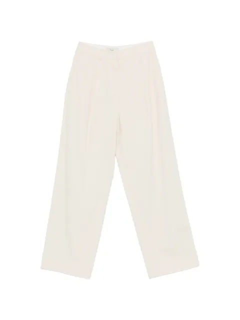 DUNST pleated trousers Neutrals UDPA6A224IVIVORY