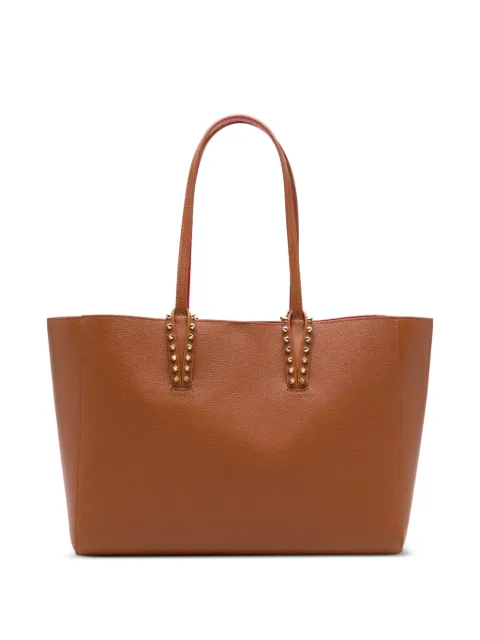Christian Louboutin small Cabata studded tote bag Brown 1255045CM6T