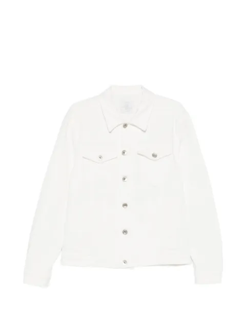 Eleventy flap-pocket denim jacket White M75GBTM10TET0M018