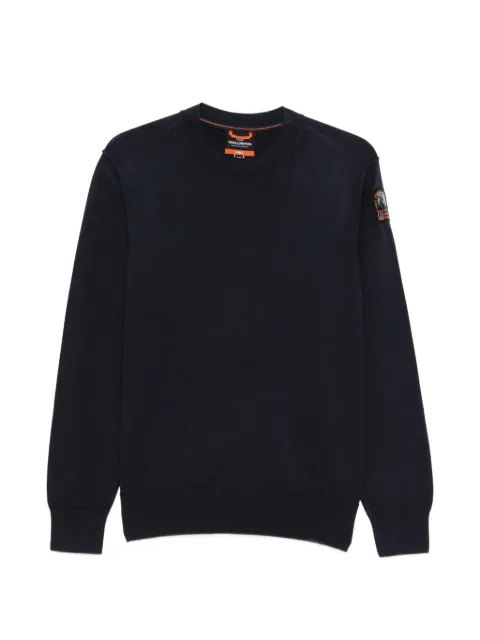 Parajumpers Basic Braw ribbed crew-neck sweater Blue 26SPMKNKC04