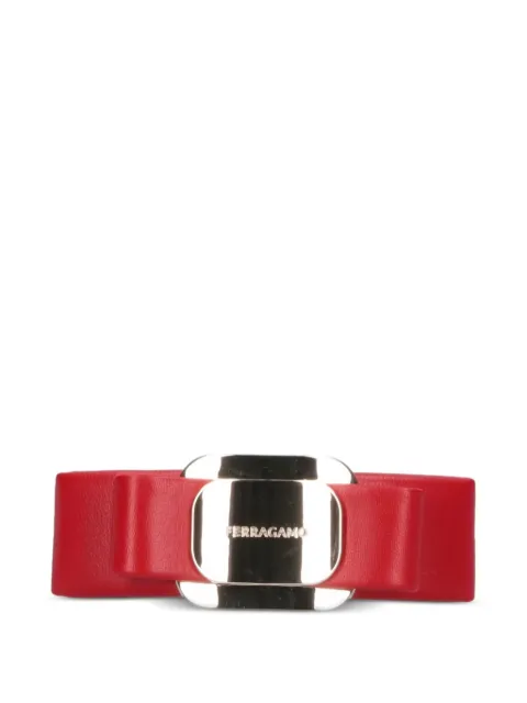 Ferragamo Vara bow hair clip Red 791473