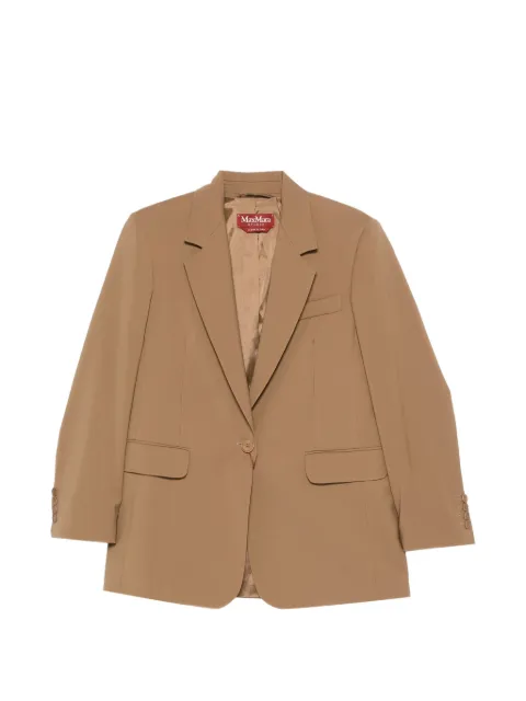 Max Mara Mstbalco button blazer Brown 2616041051600