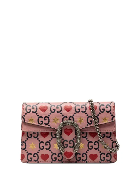 Gucci Pre-Owned 2016-2025 Mini Textured Leather Valentines Day Dionysus crossbody bag Pink VSYS79LEDCN5R1T0
