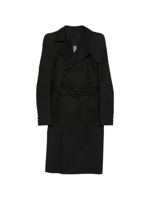 Rick Owens button-fastening trench coat Black RR01F2905TE
