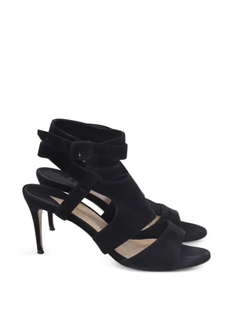Paul Andrew strappy suede heeled sandals Black RFCPUUSSH667212W