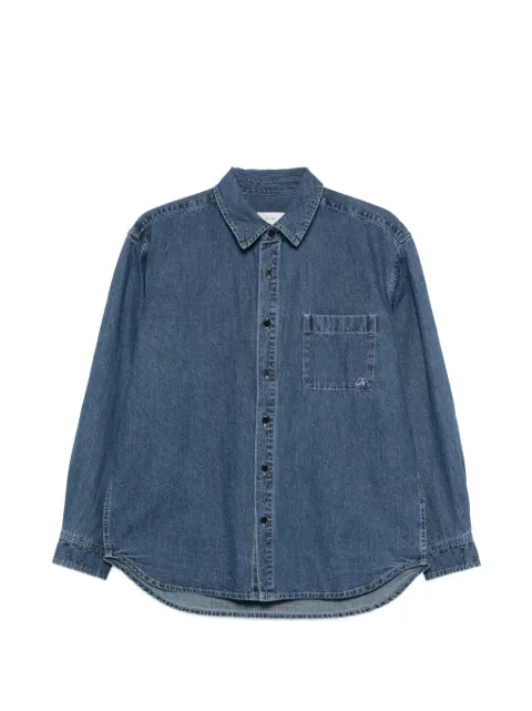 DUNST pocket shirt Blue UDSH6A102B2