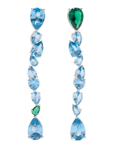 Completedworks Spinel Emerald earrings Silver Z23