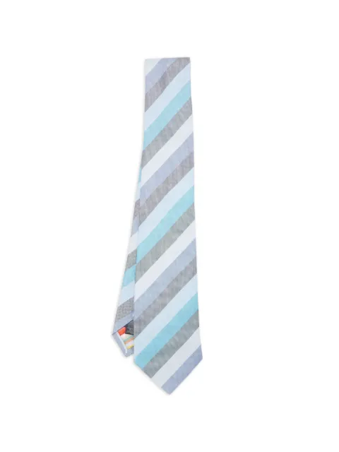 Paul Smith striped tie Blue M1A0TIEU41707