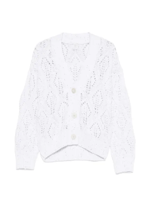 Eleventy button knit cardigan White M81MAGK33MAG0K036