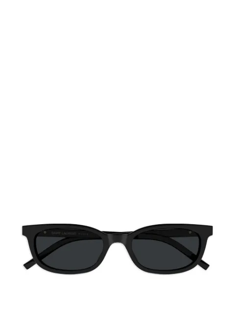 Saint Laurent Eyewear logo-plaque sunglasses Black SLM160001