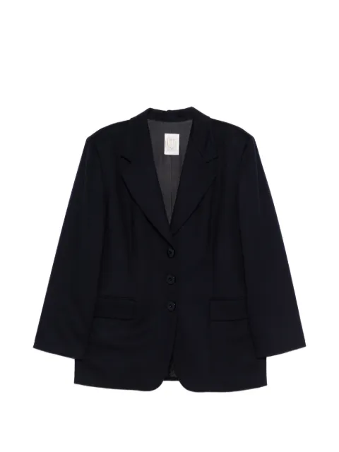 Gianfranco Ferré Pre-Owned 1980s button-fastening blazer Blue GF250AIJ