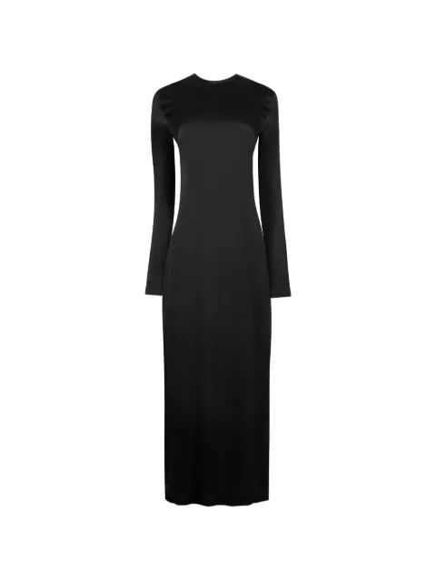 TOTEME satin maxi dress Black 261WRD0366FB0546001
