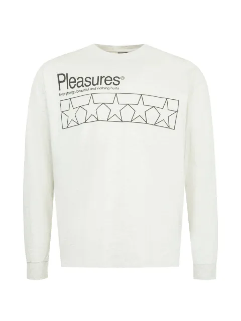 Pleasures crew-neck T-shirt Grey P25W073