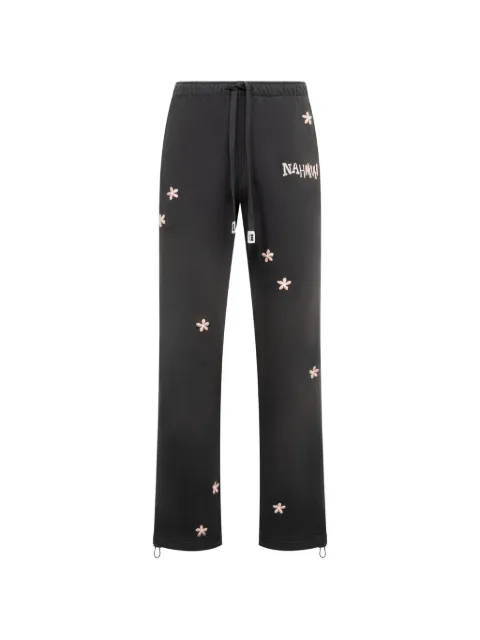 Nahmias Flower Gromes wide-leg trousers Black Y27P53N15007