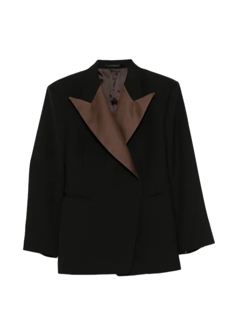 Wales Bonner long-sleeve buttoned blazer Black WS26JA10WO01989