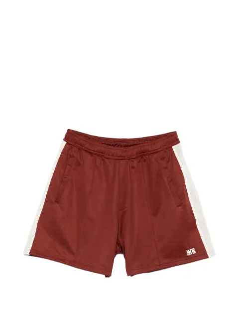 Wales Bonner Motion contrast-trim shorts Red US26JE15JE10301