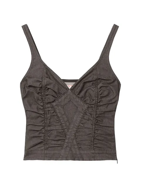 Miss Sixty ruched tank top Black 6M1XJ93900G82