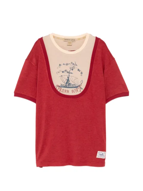 GARÇON BY GARÇON Dream Boat T-shirt Red GC26SS023