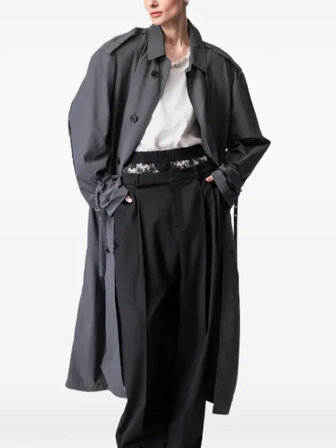 ARTICLE TEN double-sleeve trench coat Grey A0105103