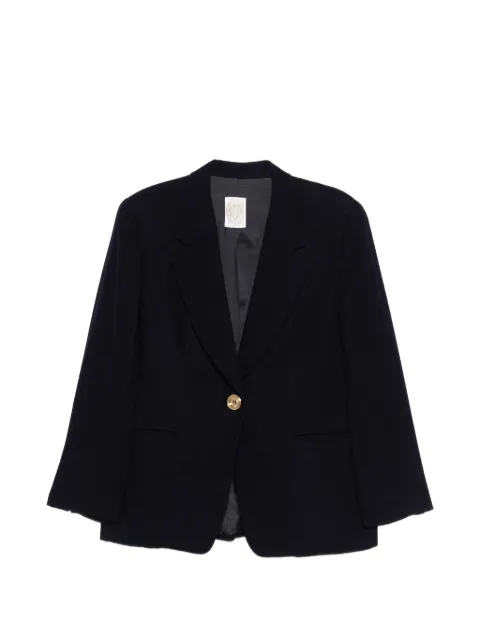 Gianfranco Ferré Pre-Owned 1980s button-fastening blazer Blue GF250AII