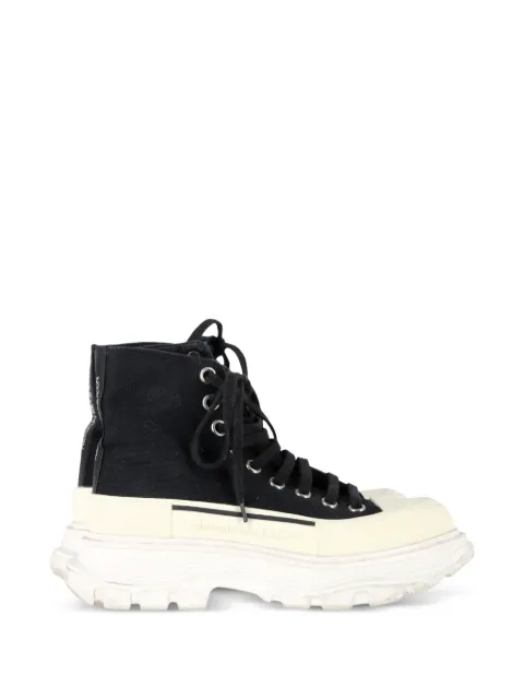 Alexander McQueen Pre-Owned Tread Slick high-top sneakers Black RFCPUGBSH669061W
