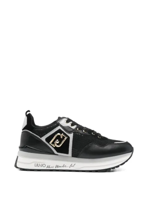 LIU JO Maxi Wonder logo sneakers Black BA6009PX077