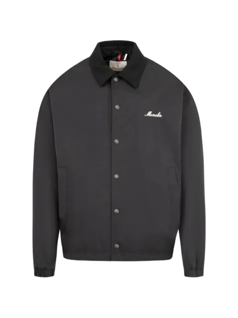 Moncler Arinell logo shirt jacket Black 1G000175994S