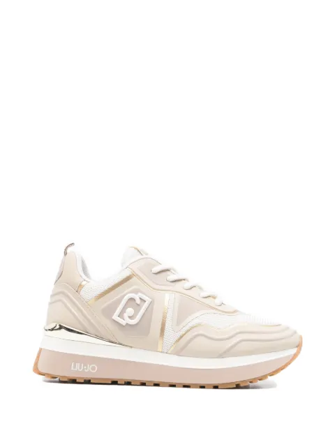 LIU JO Maxi Wonder Tech logo-detail sneakers Neutrals BA6021TX519