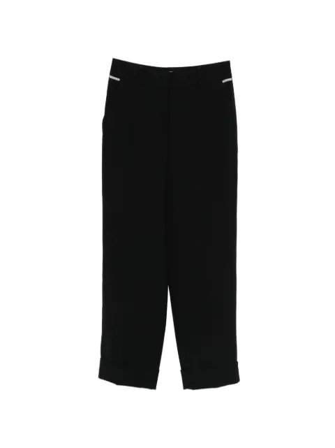 Peserico cuff trousers Black A0407606642