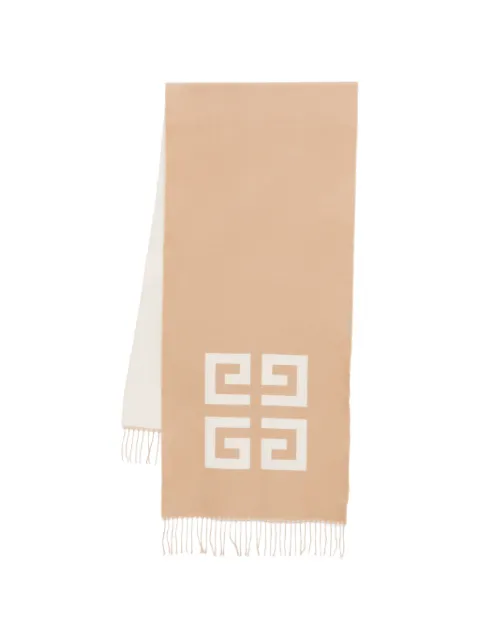 Givenchy fringed-hem scarf Neutrals 710003958007098
