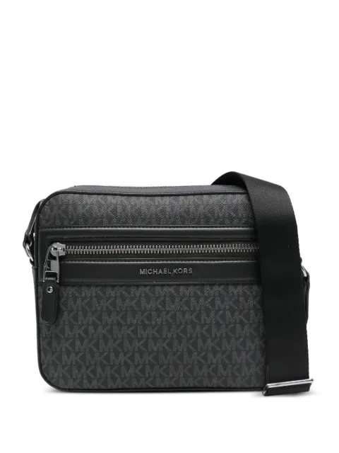 Michael Kors monogram-pattern shoulder bag Black 33S6LJSM1B