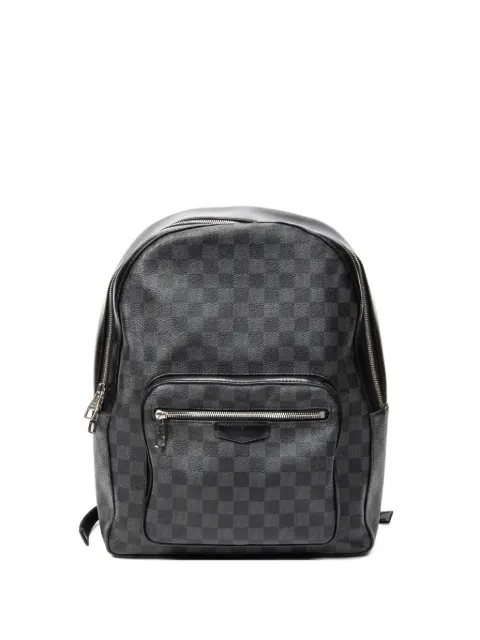 Louis Vuitton Pre-Owned Josh zip-up backpack Black DR5017