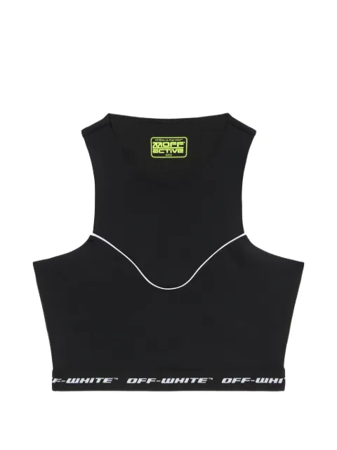 Off-White logoband crop top Black 2VO05QS26JER001W003