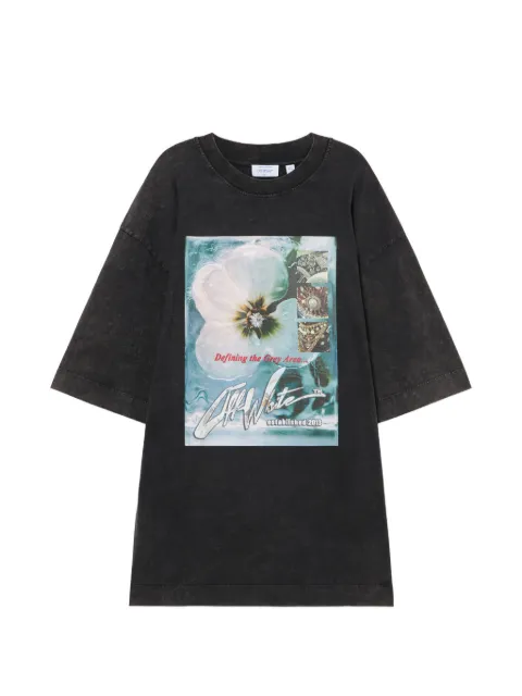 Off-White graphic oversized mini T-shirt dress Black 2DH00AS26JER001W020