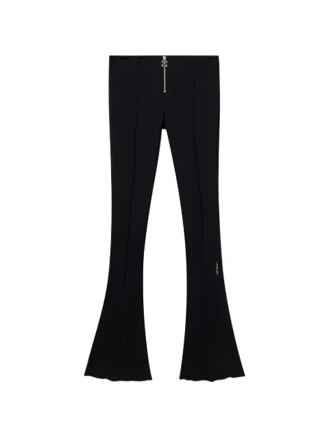 Off-White heavy flared slim trousers Black 2CA19AS26JER001W002