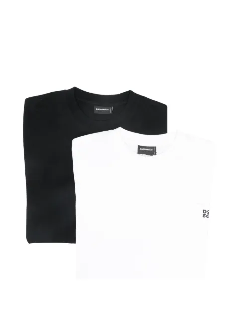 DSQUARED2 inside out loose fit T-shirt twin pack Black S74GD1523D20106